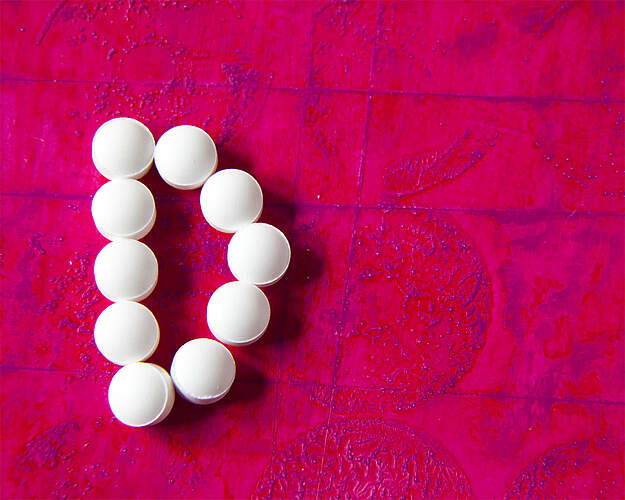 D-vitamin som illustration til artikel om depression og mulig virkning af kosttilskud