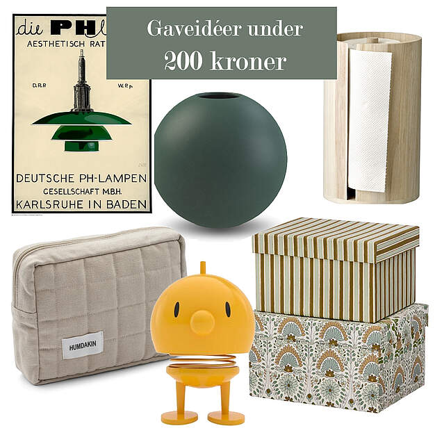 Gaveidéer under 200 kroner