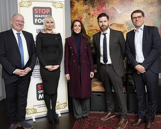 Selina Juul med Stop Spild Af Mads bestyrelse og H.K.H. Prinsesse Marie